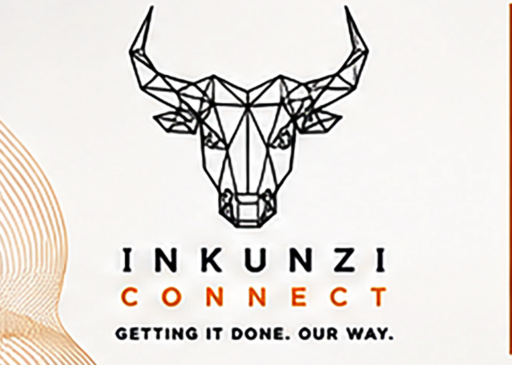 Inkunzi Connect geometric bull logo