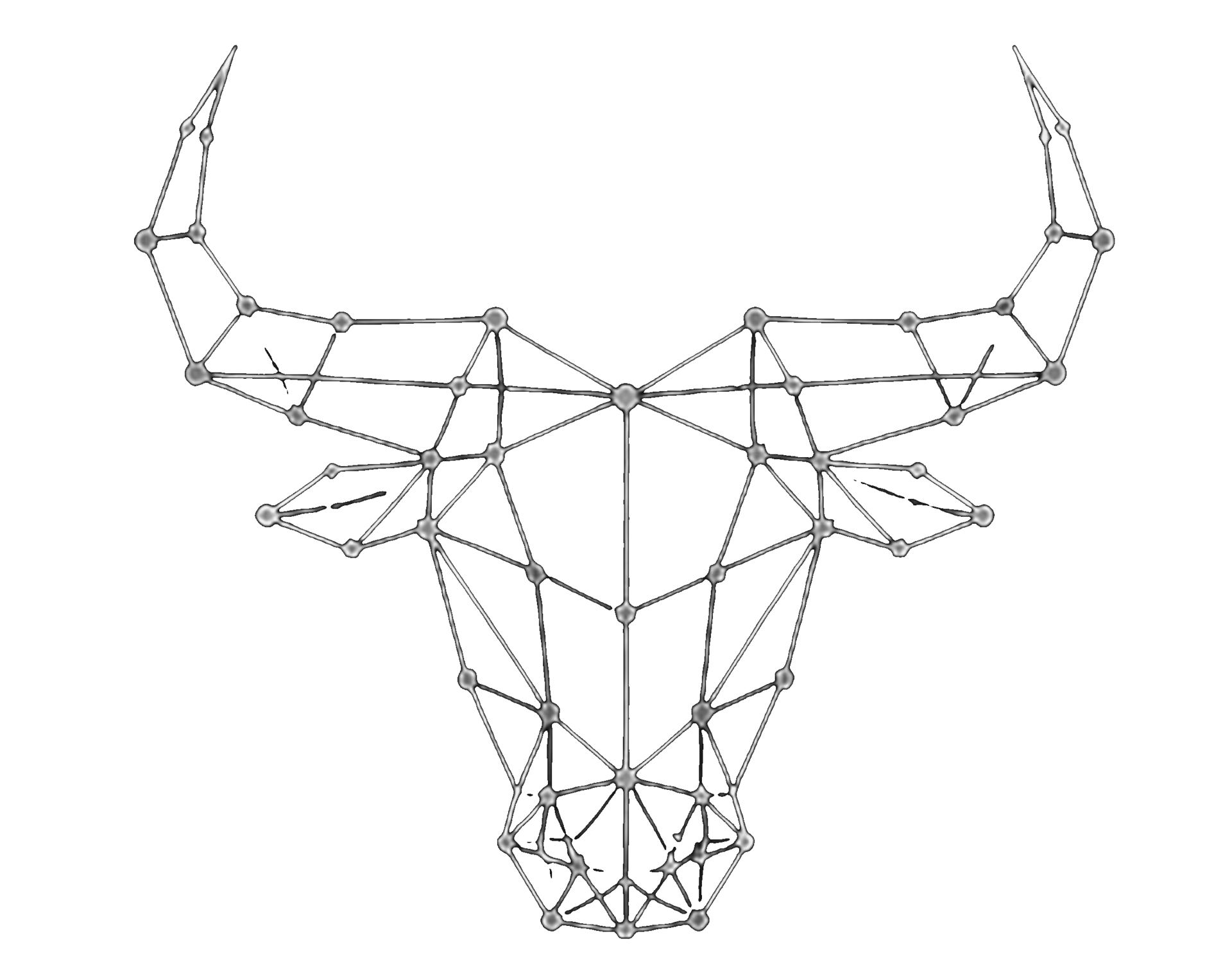 Geometric bull illustration representing Inkunzi Connect