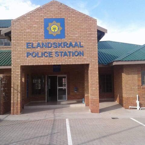 Completed Mpumalanga Police Station fascia signage
