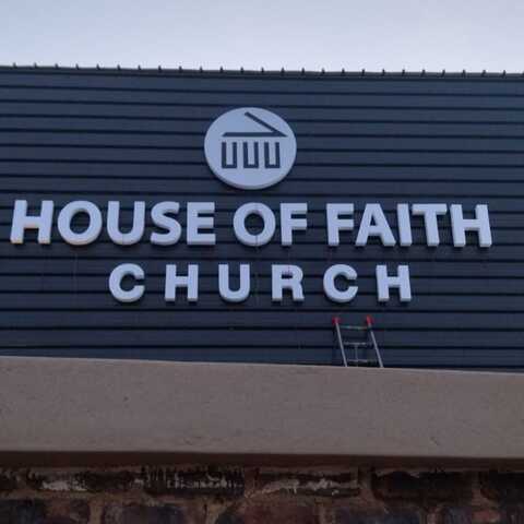 House of Faith Church exterior sign