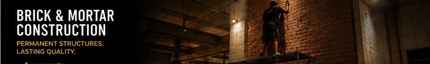 Brick and mortar construction